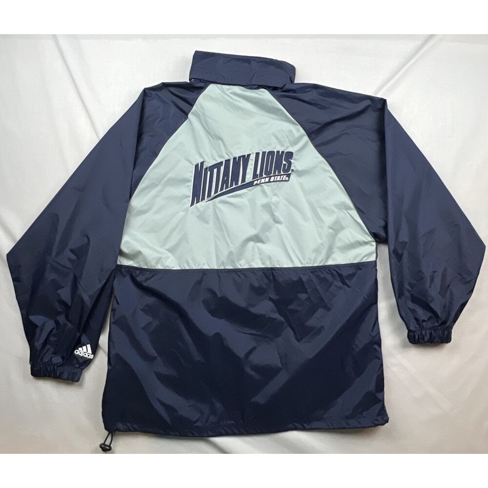 Adidas Penn State Women’s Hooded Embroidered Windbreaker - Picture 2 of 9